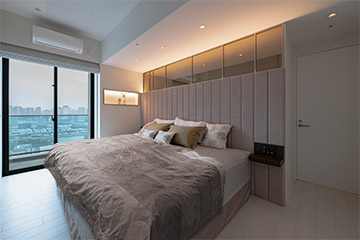 タワーマンションの主寝室リフォーム